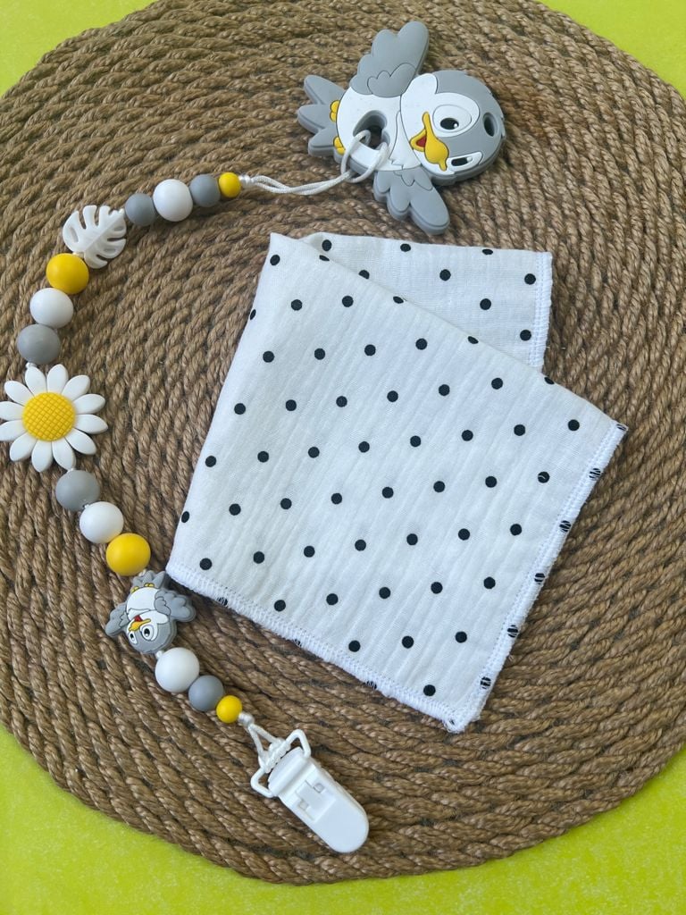 Немовля Серветки 25*25(муслін) білий 4(р)