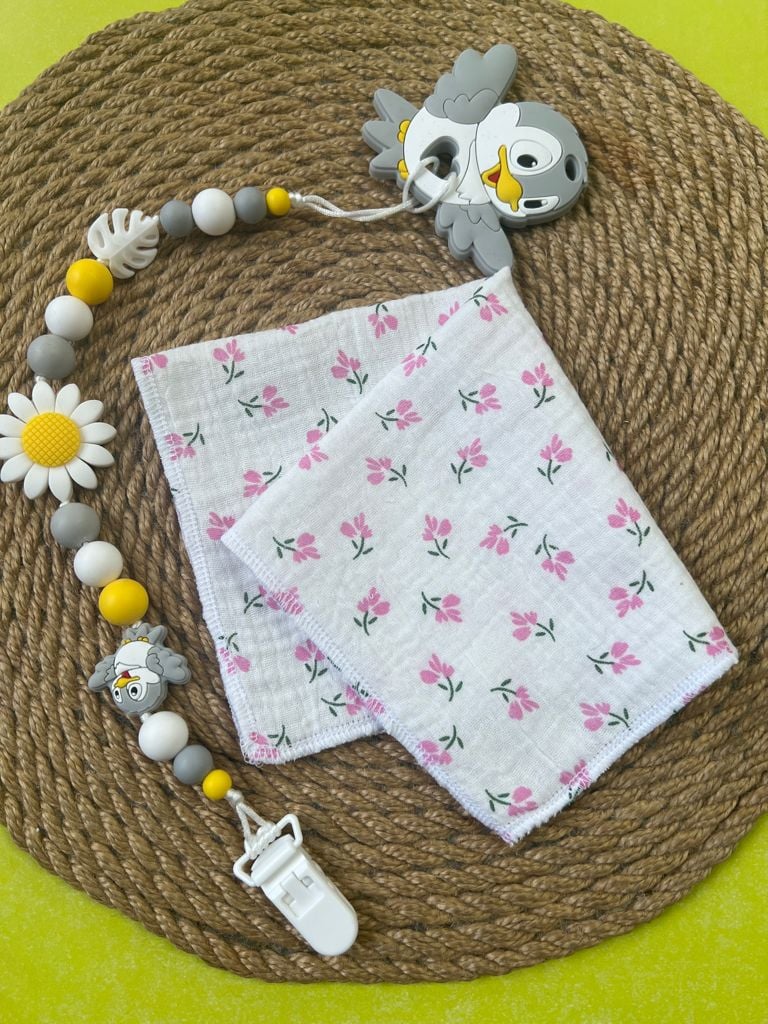 Немовля Серветки 25*25(муслін) білий 5(р)