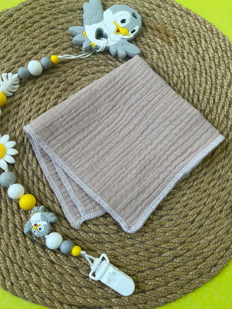 Немовля Серветки 25*25(муслін) пудра