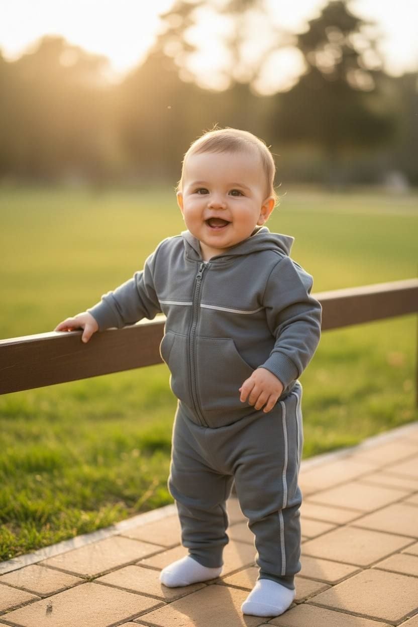 Немовля костюмчик 555519 сірий 86(р)