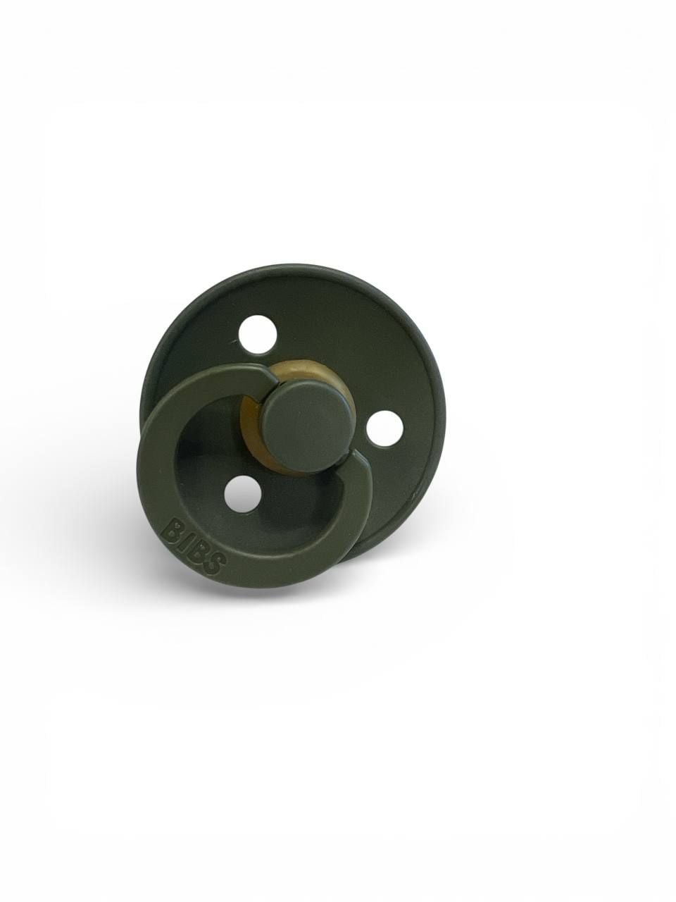 Немовля Аксесуари BIBS Colour Latex Round Т.оливка 0-6(р)