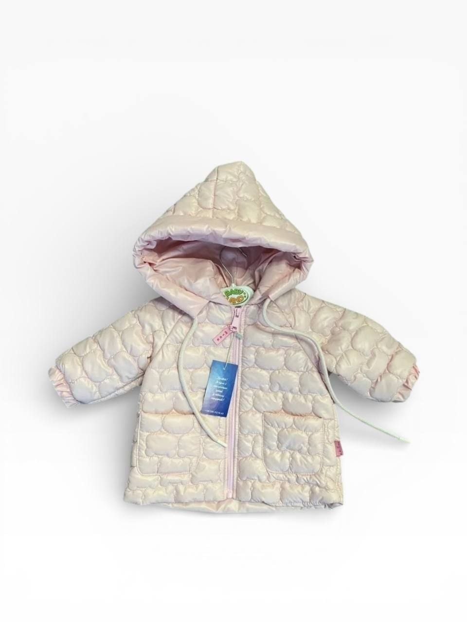 Верхній одяг куртка мішка рожевий 74(р)