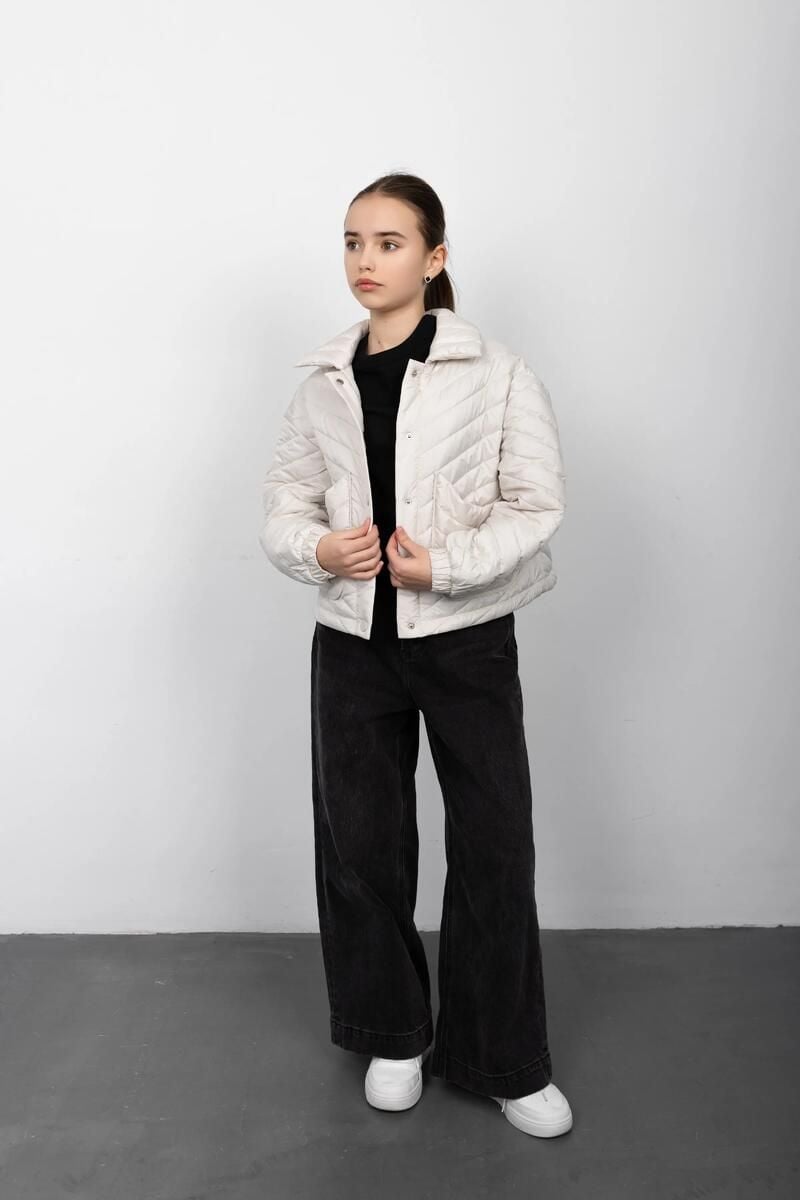 Верхній одяг куртка Керолайн(м) молочний 146(р)