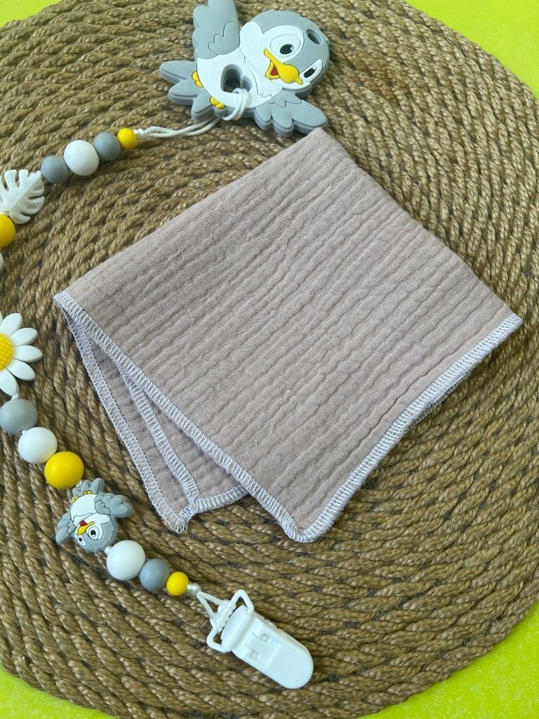 Немовля Серветки 35*35(муслін) пудра