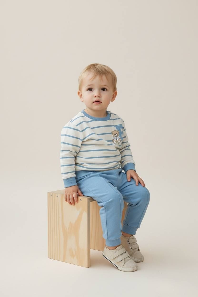 Немовля костюмчик 58585 блакитний 09-12(р)