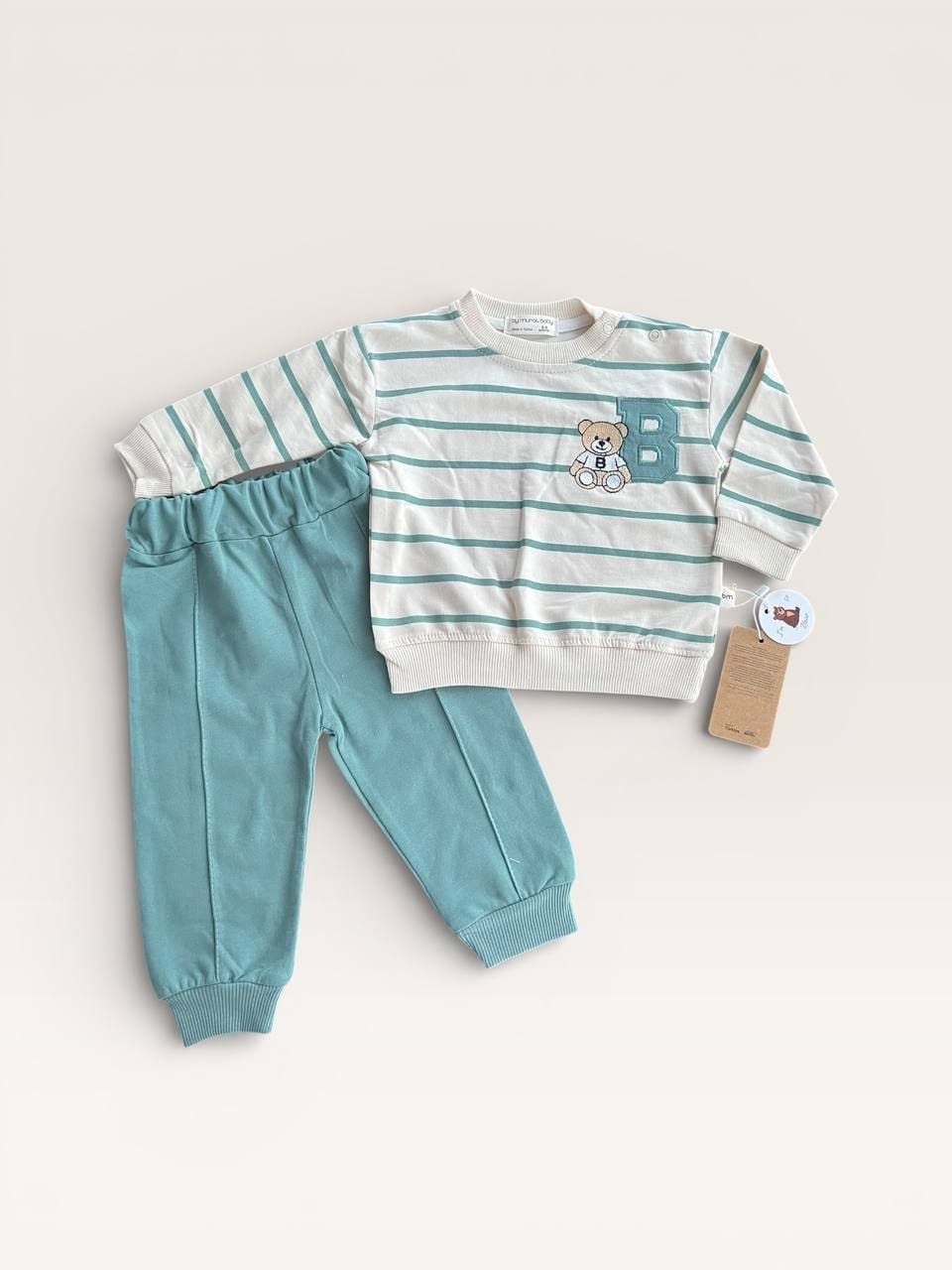 Немовля костюмчик 58585 мята 09-12(р)