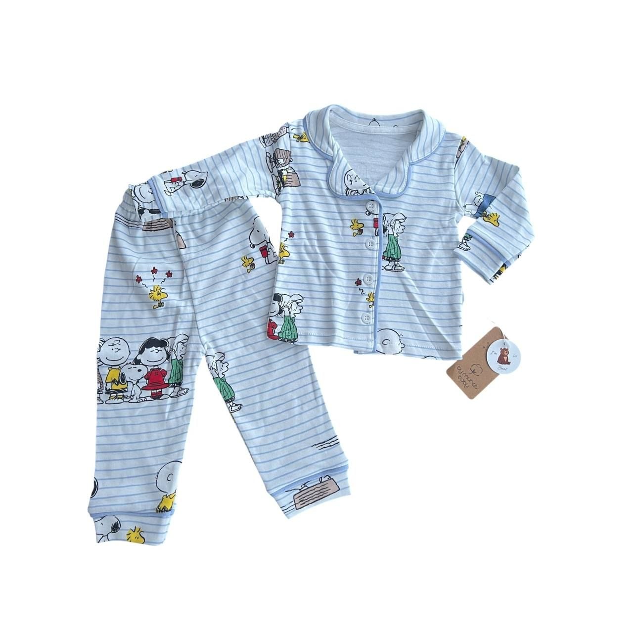 Дитяча білизна Піжамка 58640 білий 09-12(р)