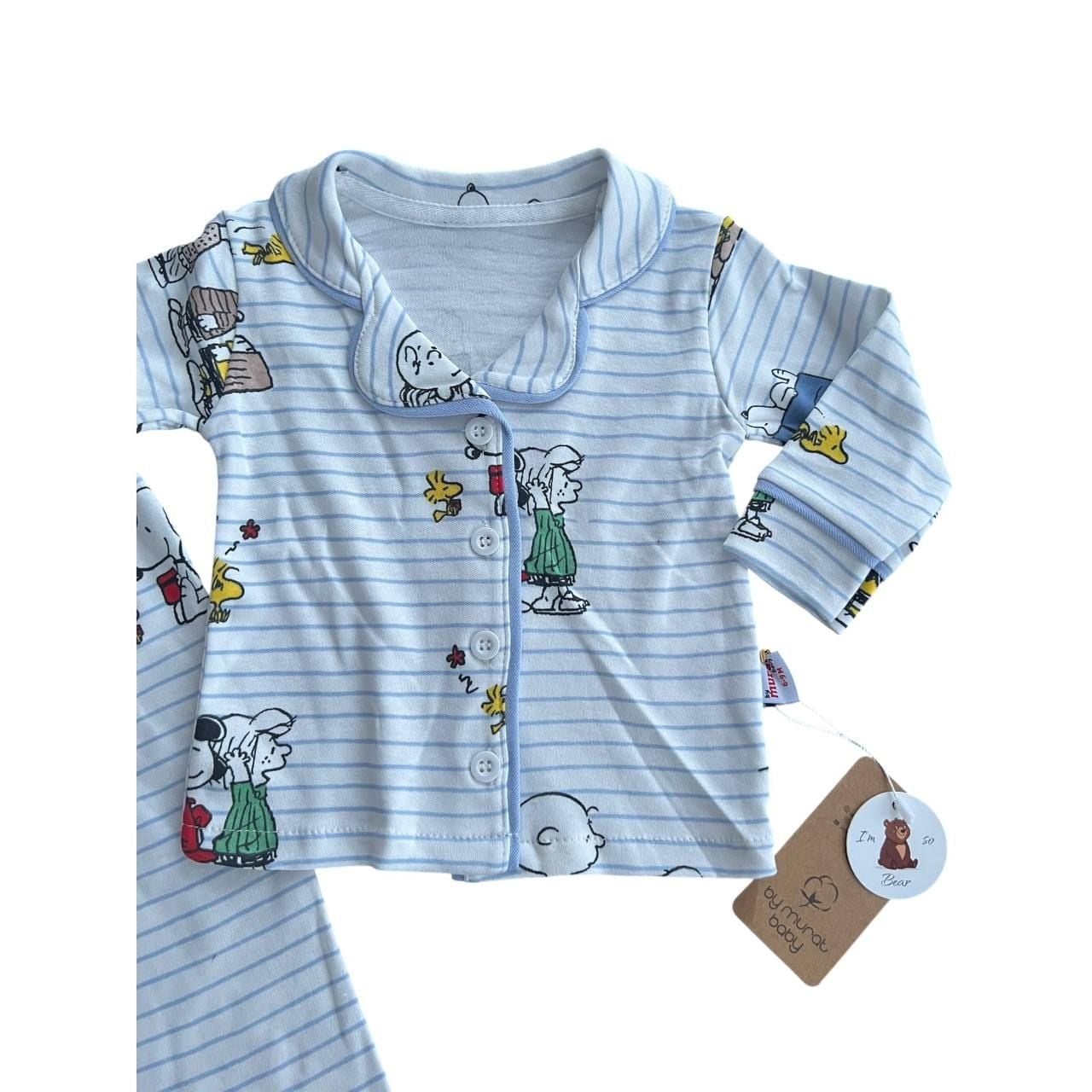 Дитяча білизна Піжамка 58640 білий 09-12(р)