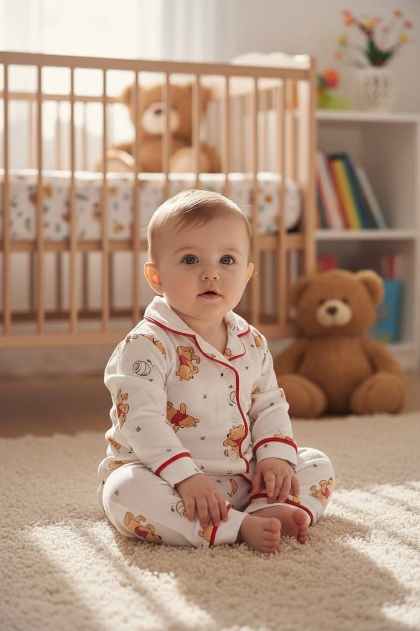 Дитяча білизна Піжамка 58592 білий 09-12(р)