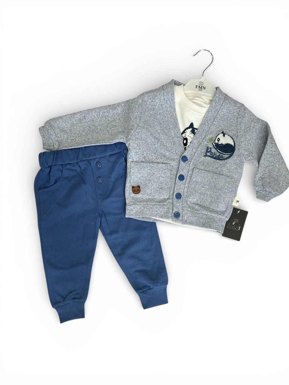 Немовля костюмчик 58662 блакитний 09-12(р)