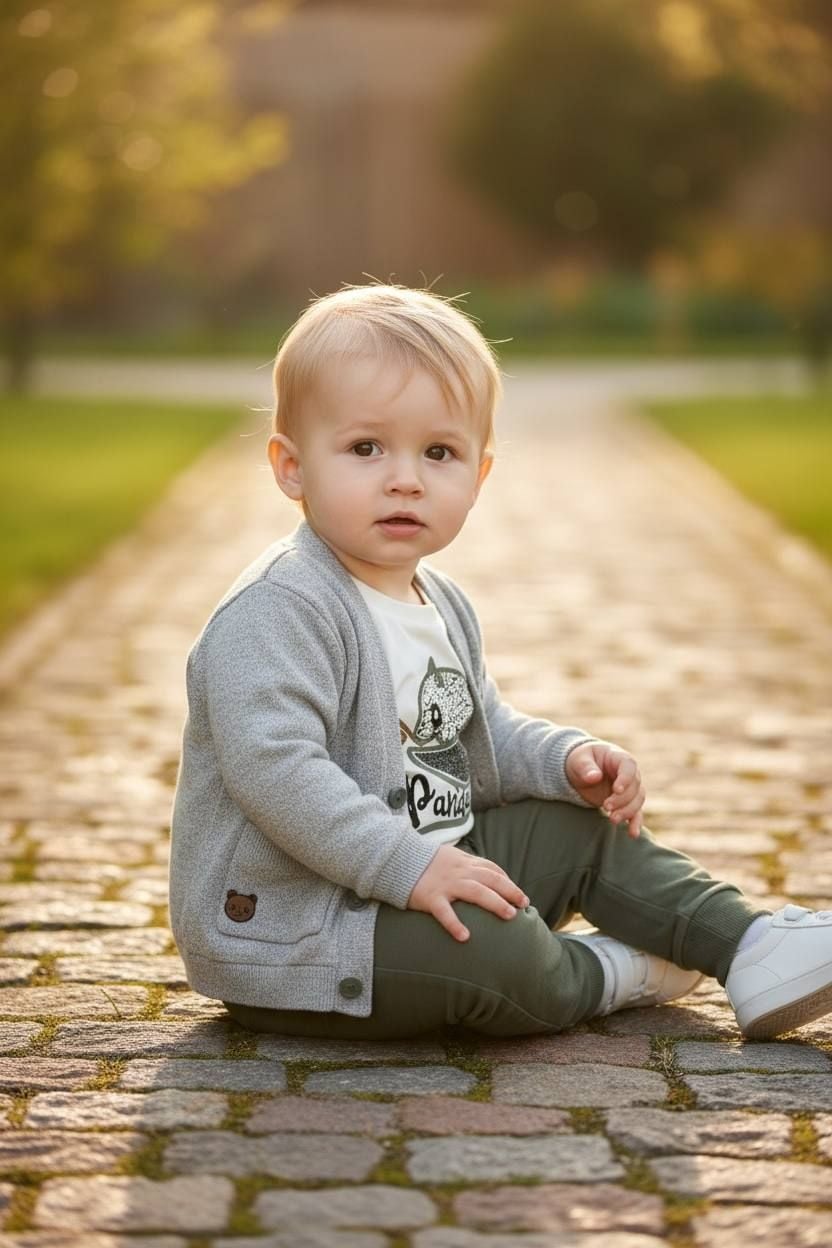 Немовля костюмчик 58662 оливковий 09-12(р)