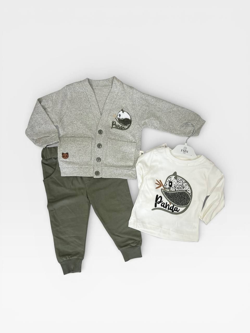 Немовля костюмчик 58662 оливковий 09-12(р)