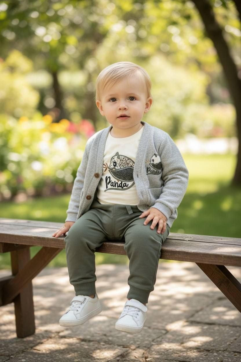 Немовля костюмчик 58662 оливковий 06-09(р)