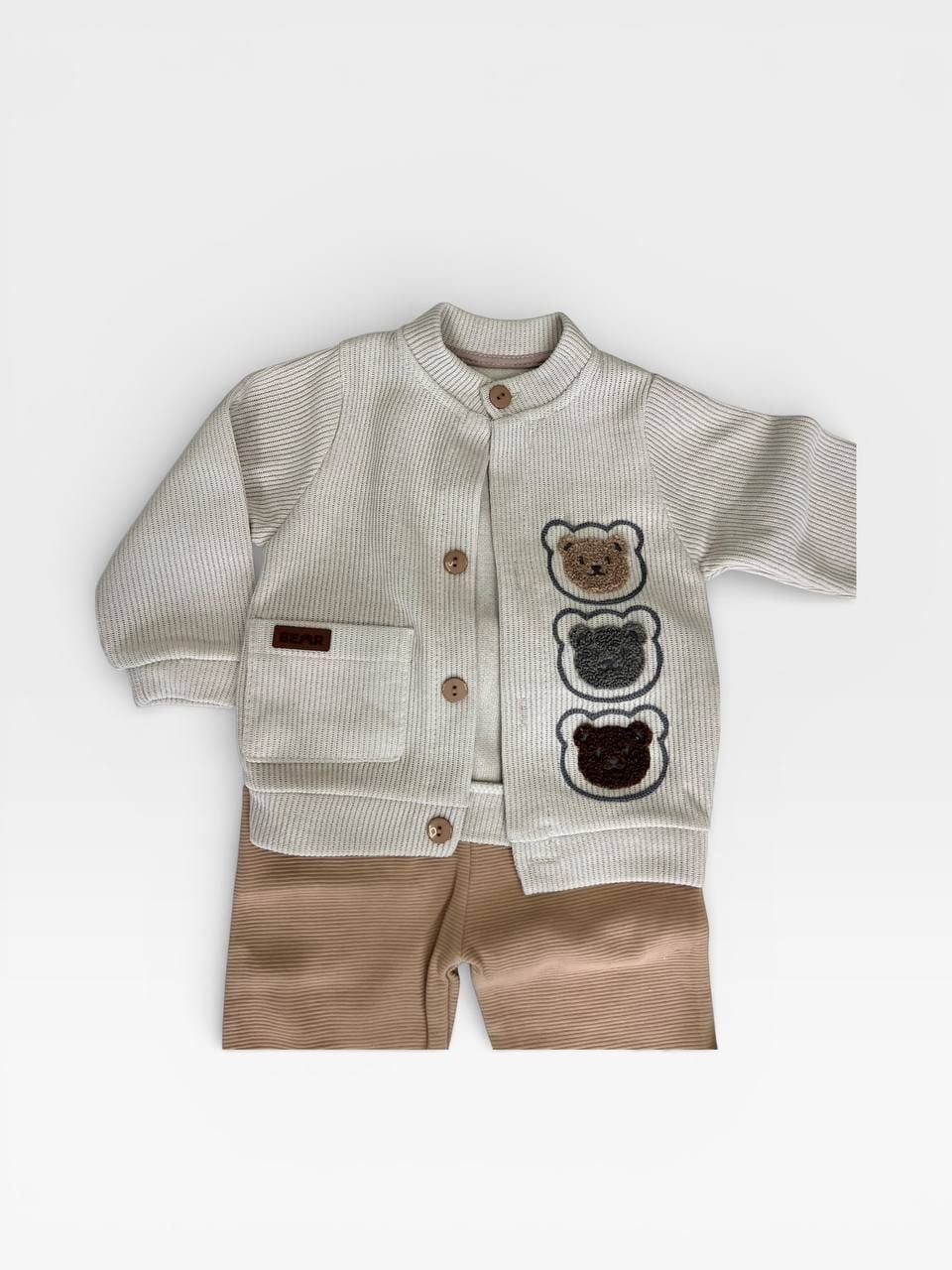 Немовля костюмчик 58520 капучино 06-09(р)
