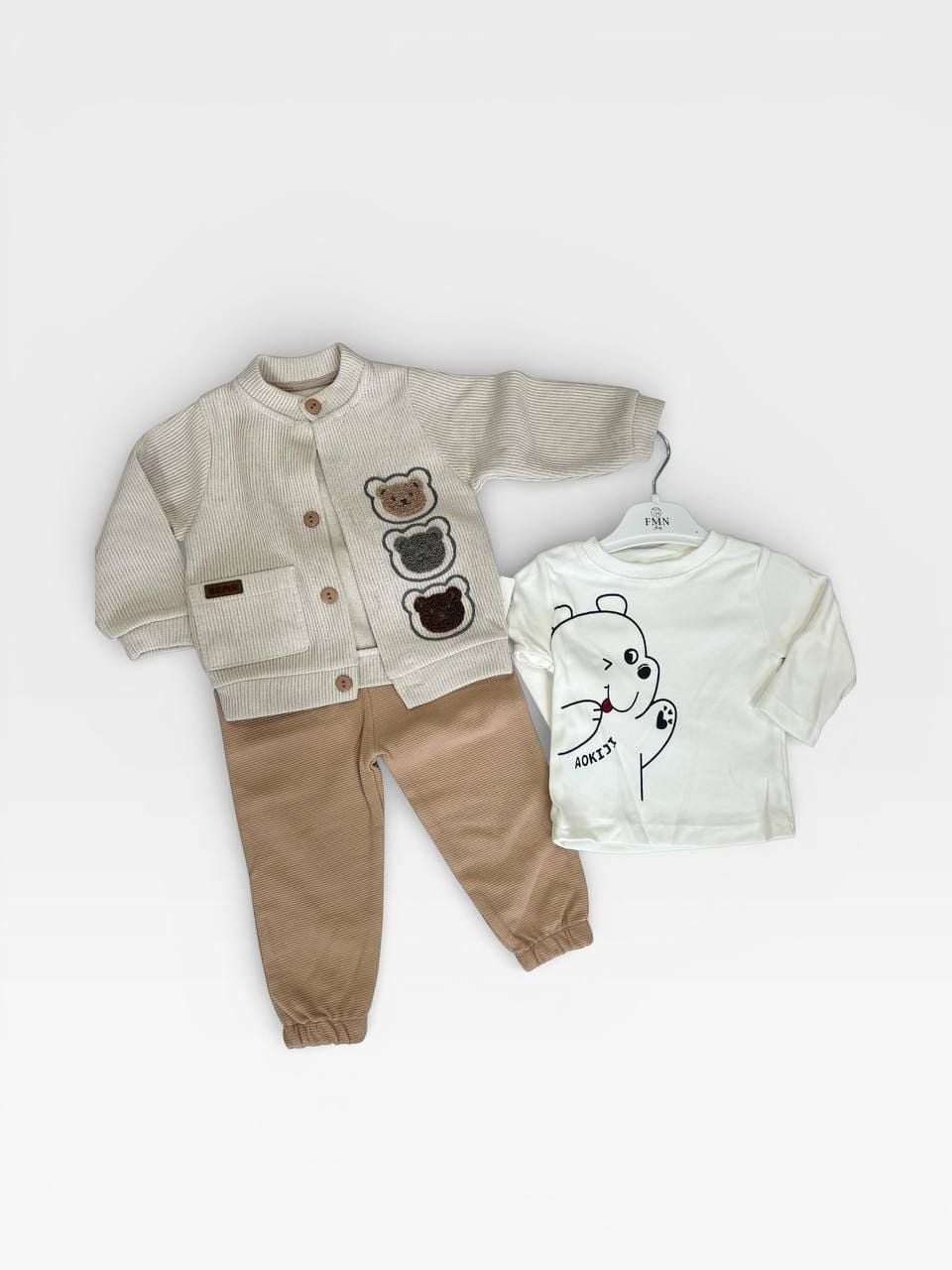 Немовля костюмчик 58520 капучино 06-09(р)