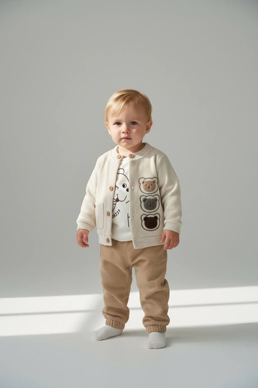 Немовля костюмчик 58520 капучино 06-09(р)