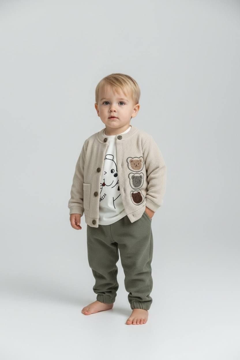 Немовля костюмчик 58520 оливковий 09-12(р)