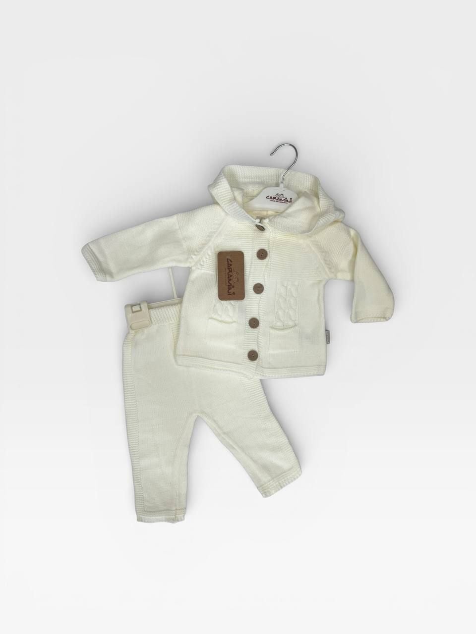 Немовля костюмчик 58676 молочний 09-12(р)