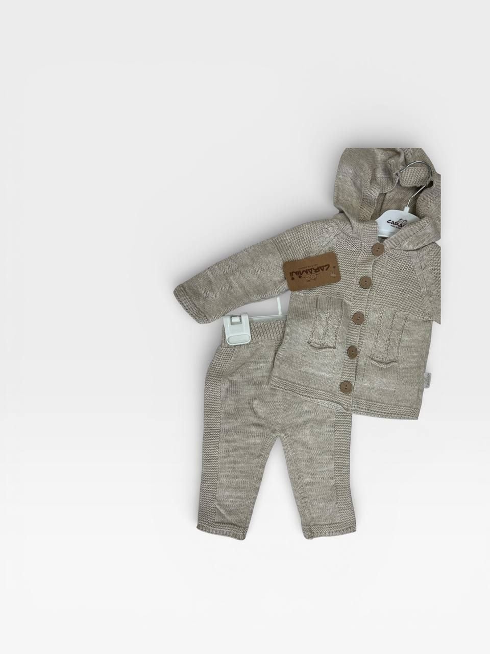 Немовля костюмчик 58676 капучино 09-12(р)