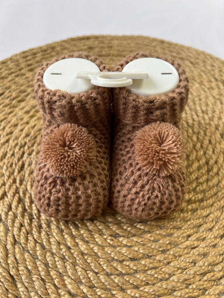 Немовля Шкарпетки-пінетки 205-20 коричневий