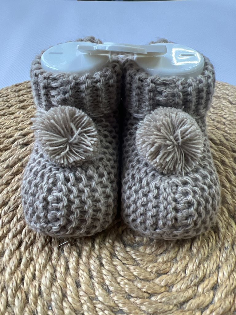 Немовля Шкарпетки-пінетки 205-20 капучино