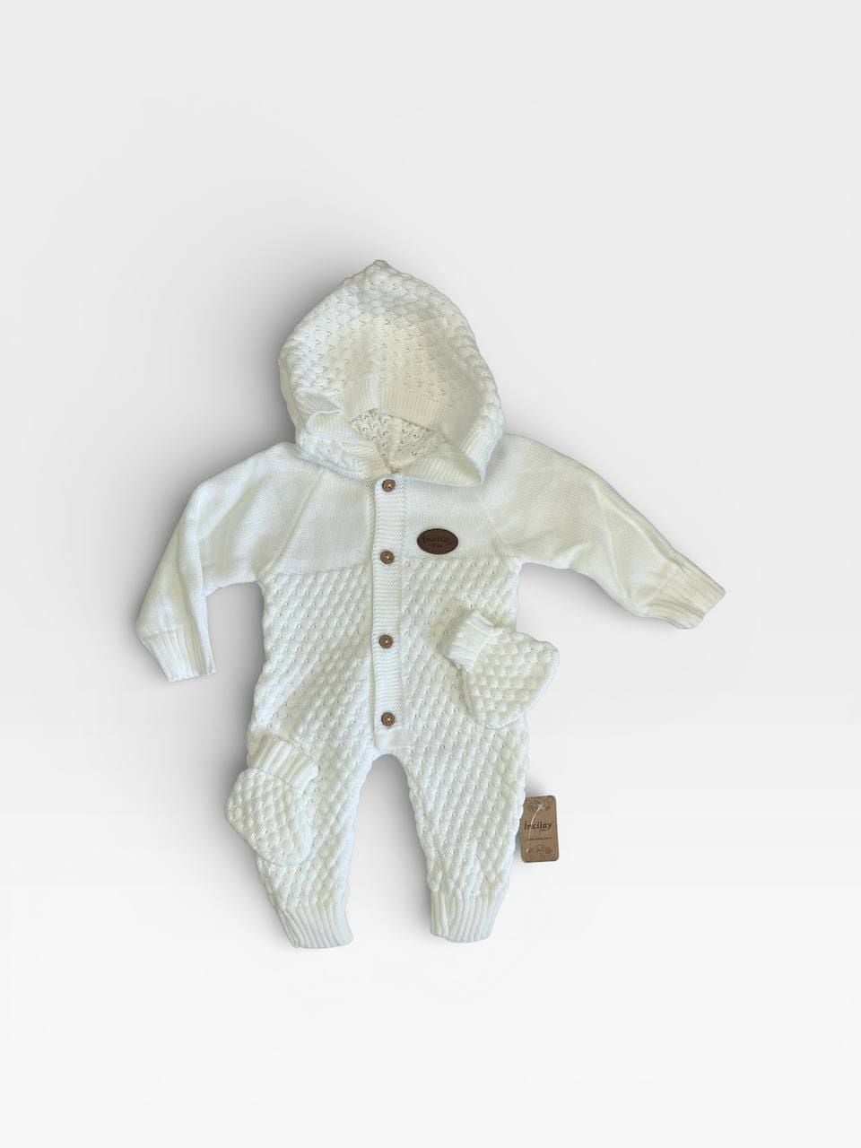 Немовля комбінезончик 123 білий 00-03(р)