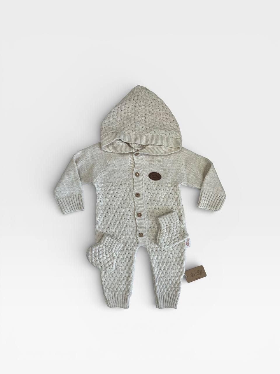 Немовля комбінезончик 123 бежевий 00-03(р)