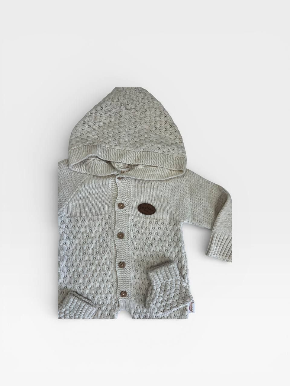 Немовля комбінезончик 123 бежевий 00-03(р)