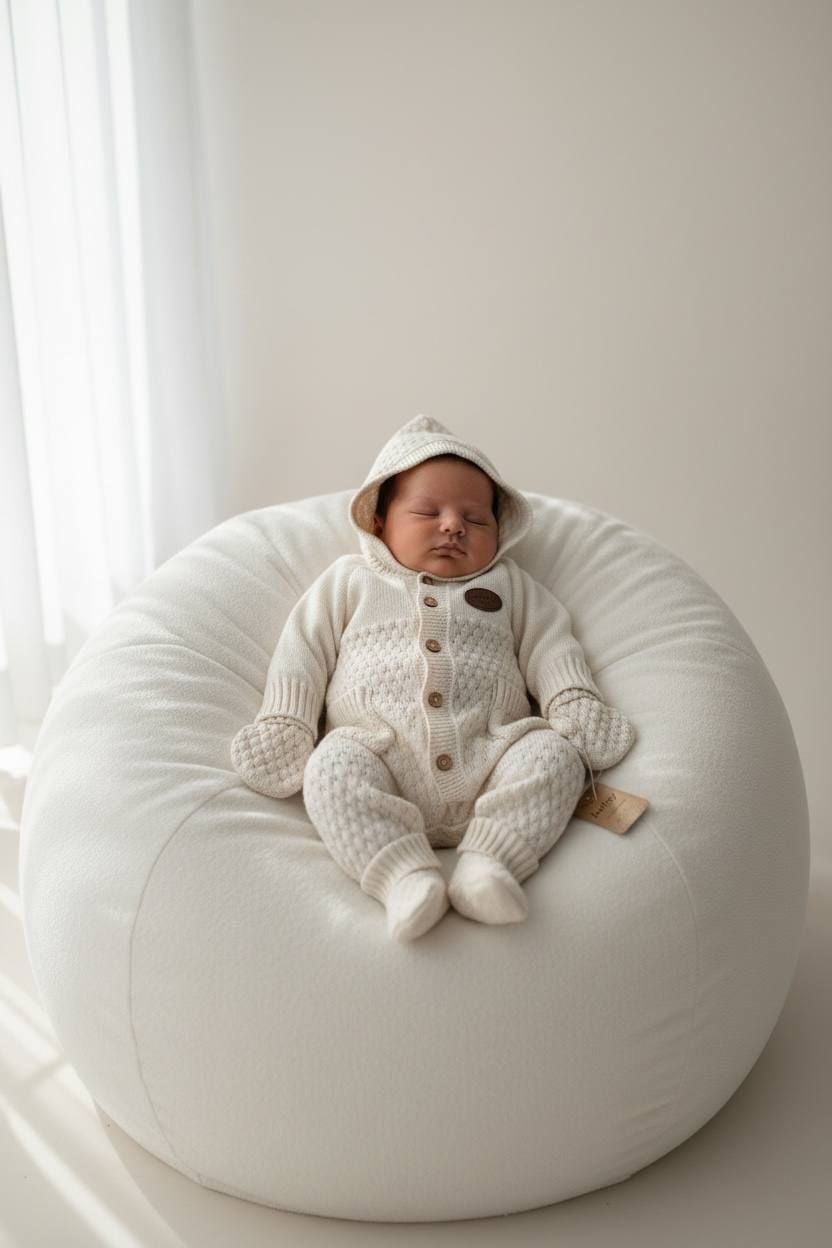 Немовля комбінезончик 123 бежевий 00-03(р)