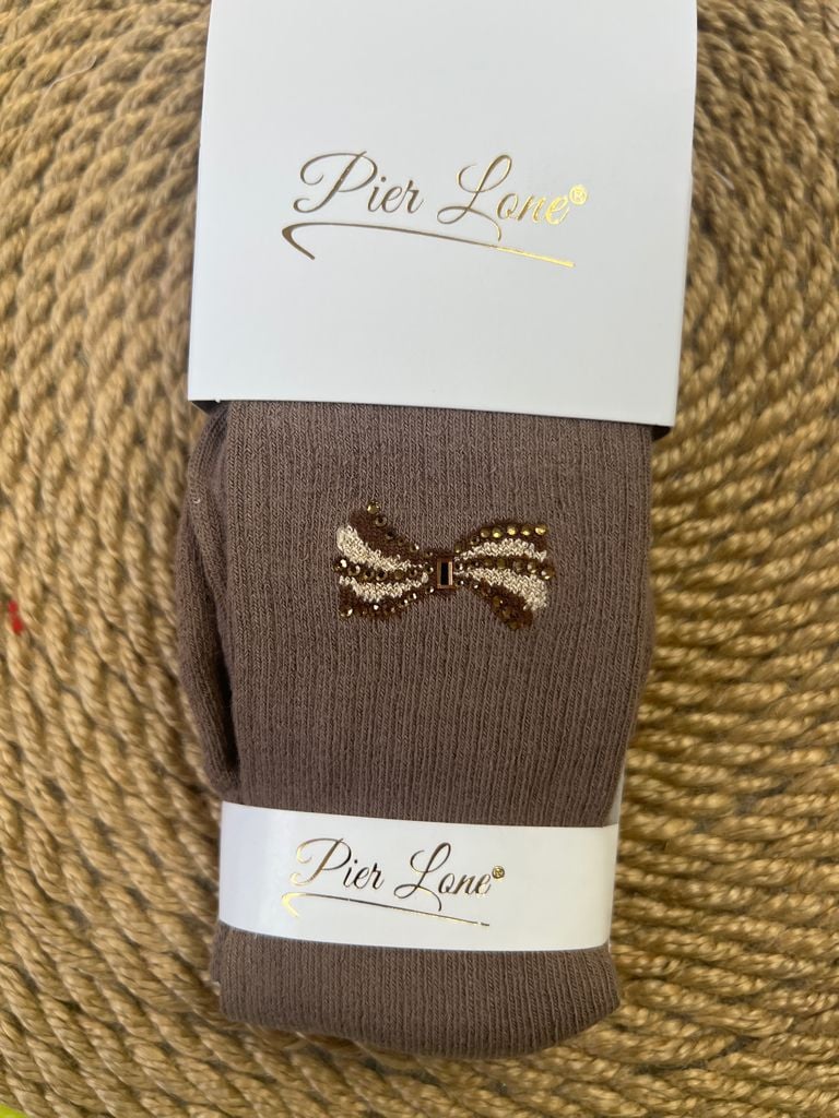 Дитячі колготи PL-2471 коричневий 9/10(р)