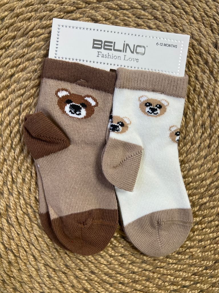 Шкарпетки J196 коричневий 0-6(р)