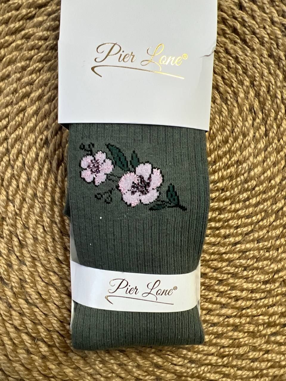 Дитячі колготи PL-1627 зелений 11/12(р)