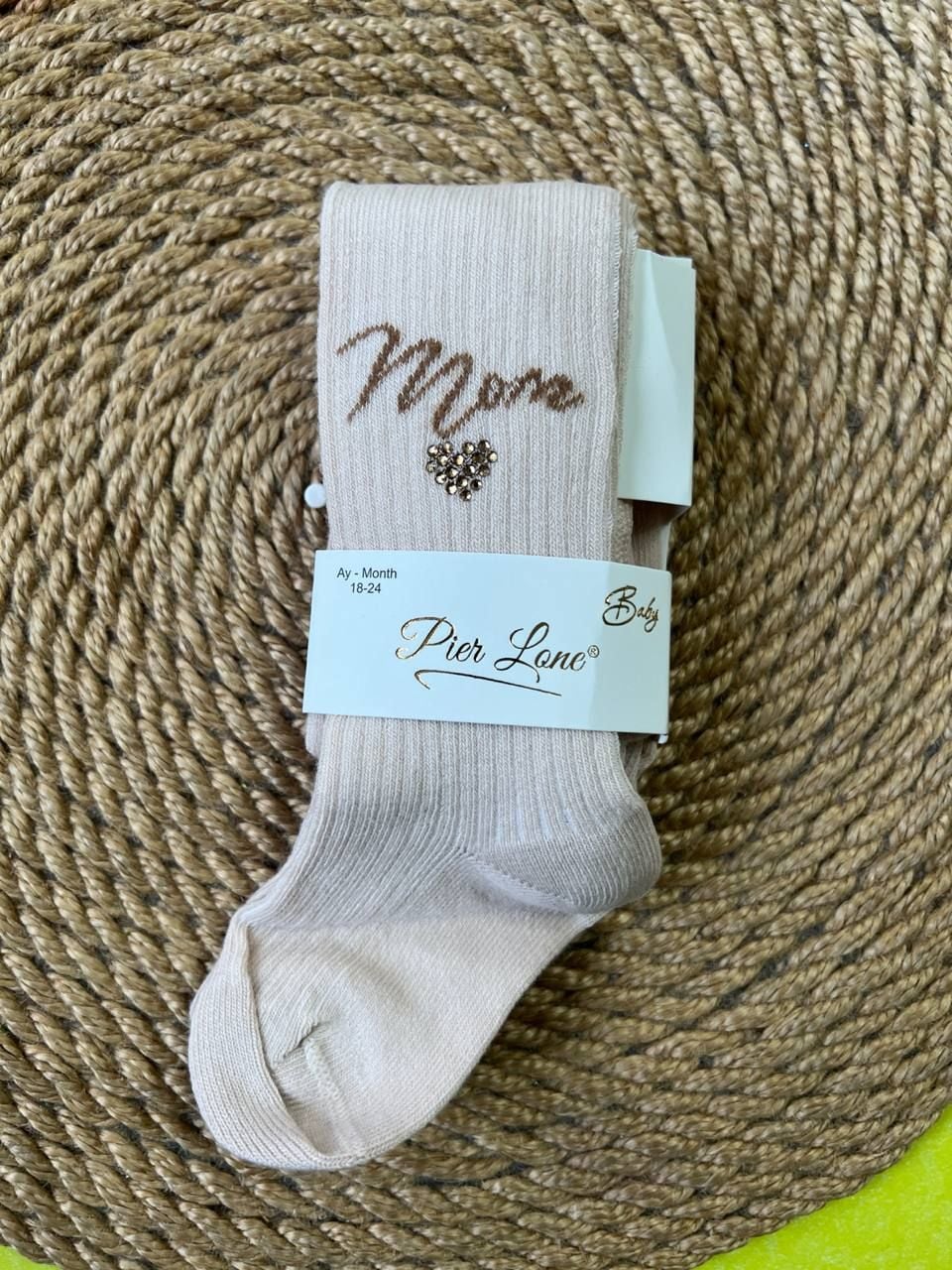 Дитячі колготи PL-2462 бежевий 18-24(р)