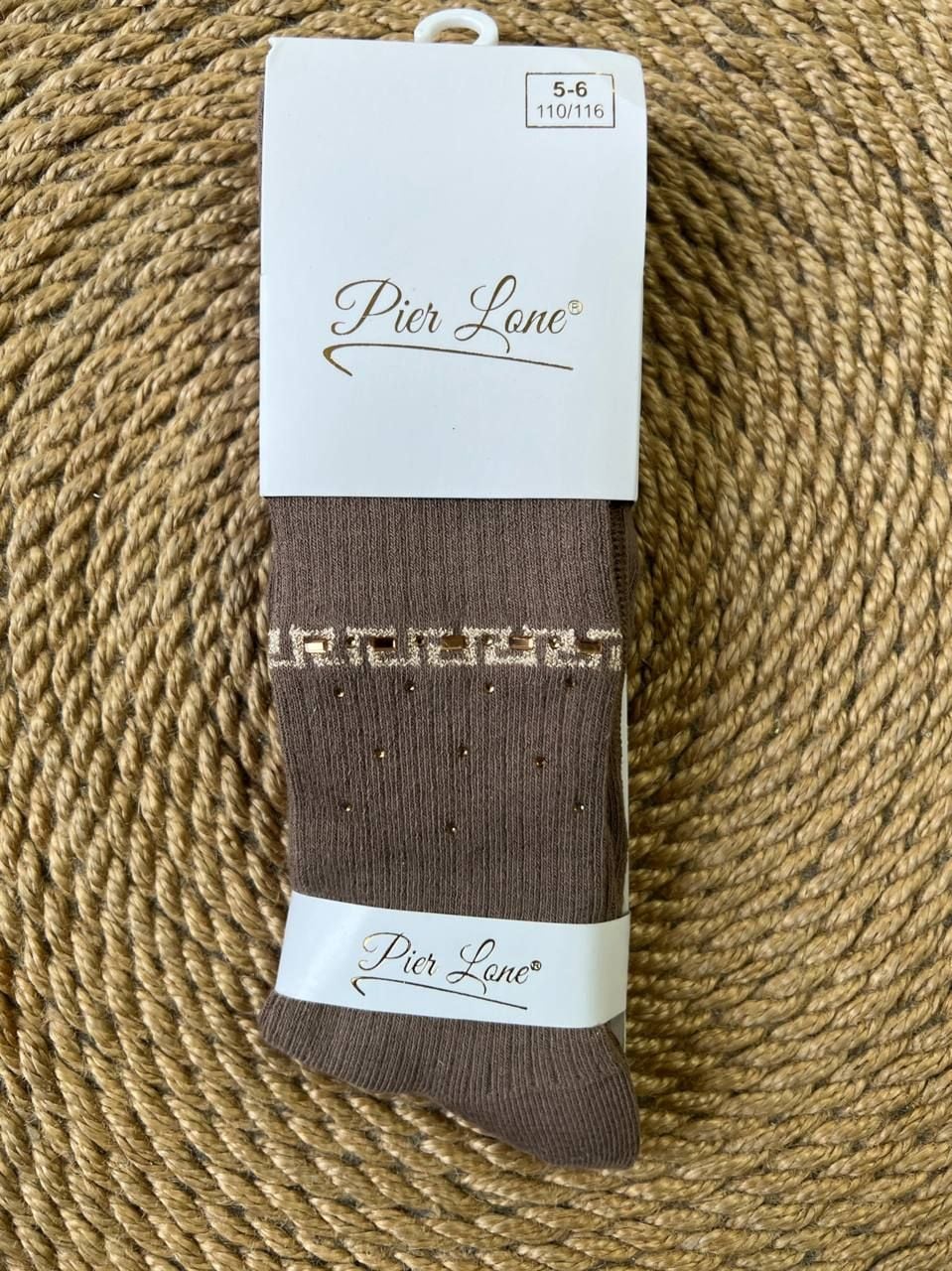 Дитячі колготи PL-2463 коричневий 5/6(р)