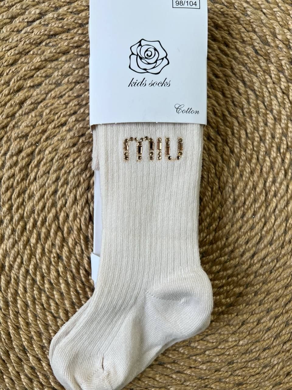 Дитячі колготи PL-2193 бежевий 13/14(р)