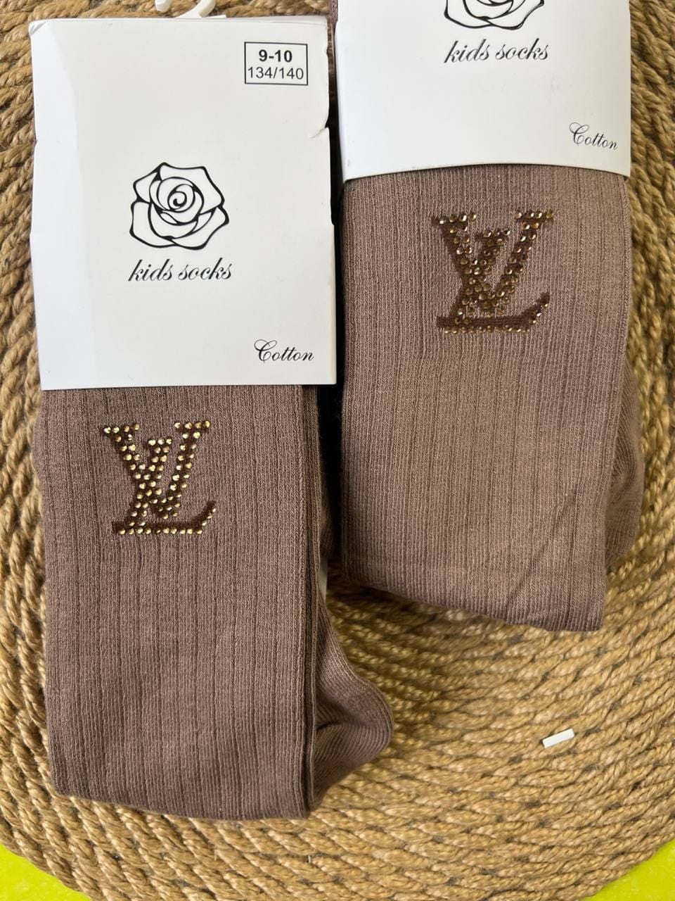 Дитячі колготи PL-497 коричневий 9/10(р)