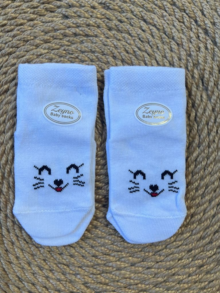 Немовля Шкарпетки-пінетки 0219 білий 0-6(р)