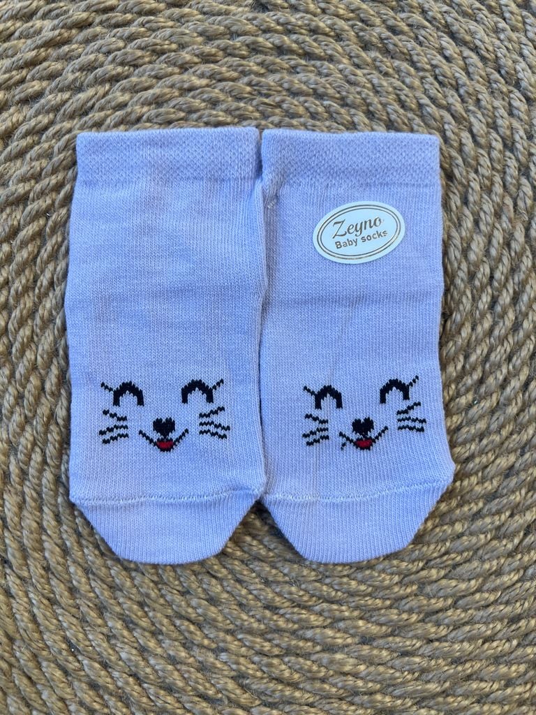 Немовля Шкарпетки-пінетки 0219 бузковий 0-6(р)