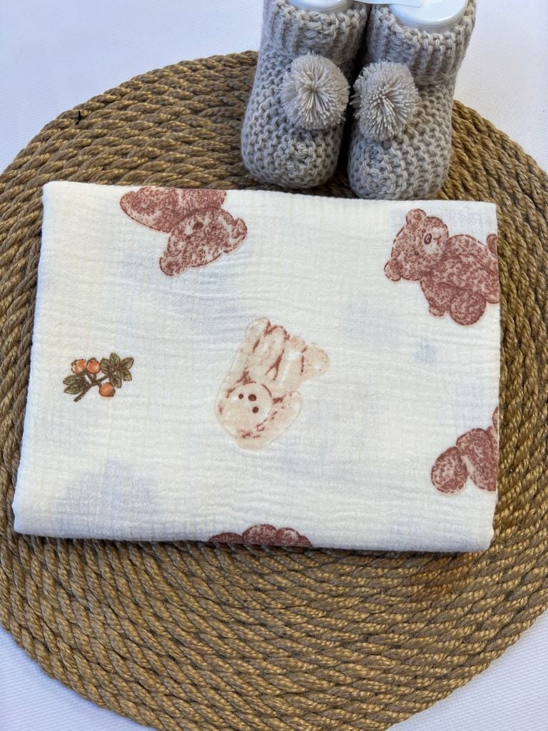 Немовля Пелюшка 80*100(муслін) молочний 1(р)