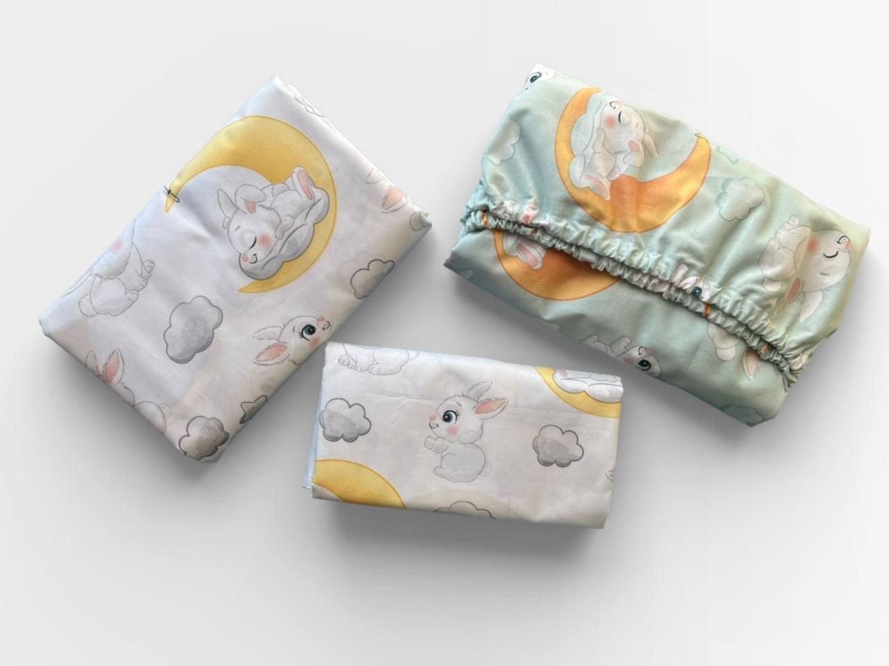 Постіль Зайчики білий 60*120(р)