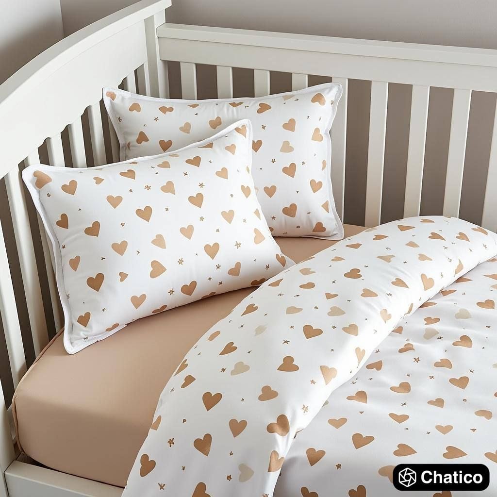 Постіль Сердечко капучино 60*120(р)