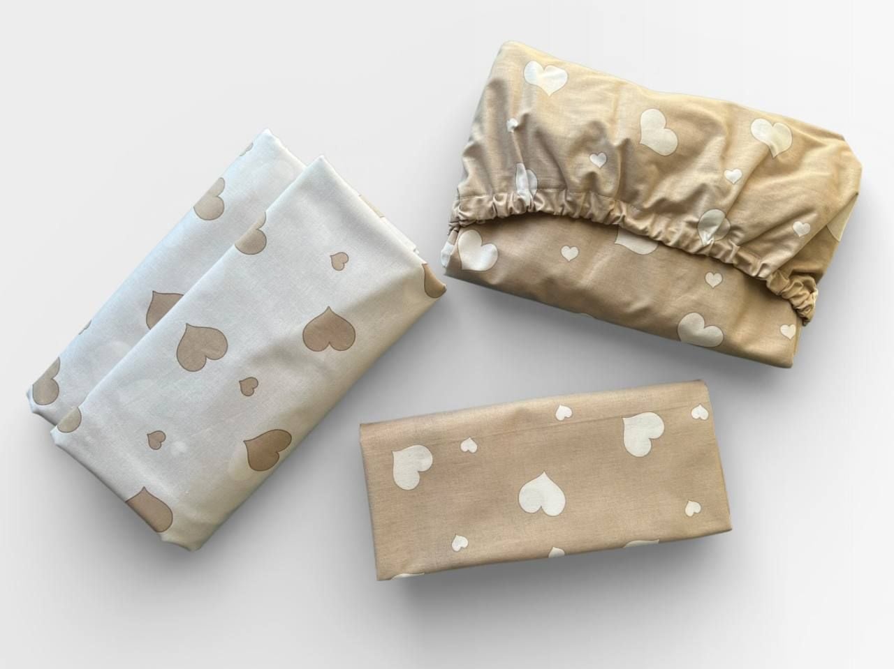 Постіль Сердечко капучино 60*120(р)