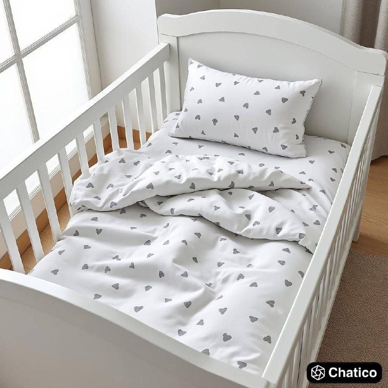 Постіль Сердечко* білий 60*120(р)