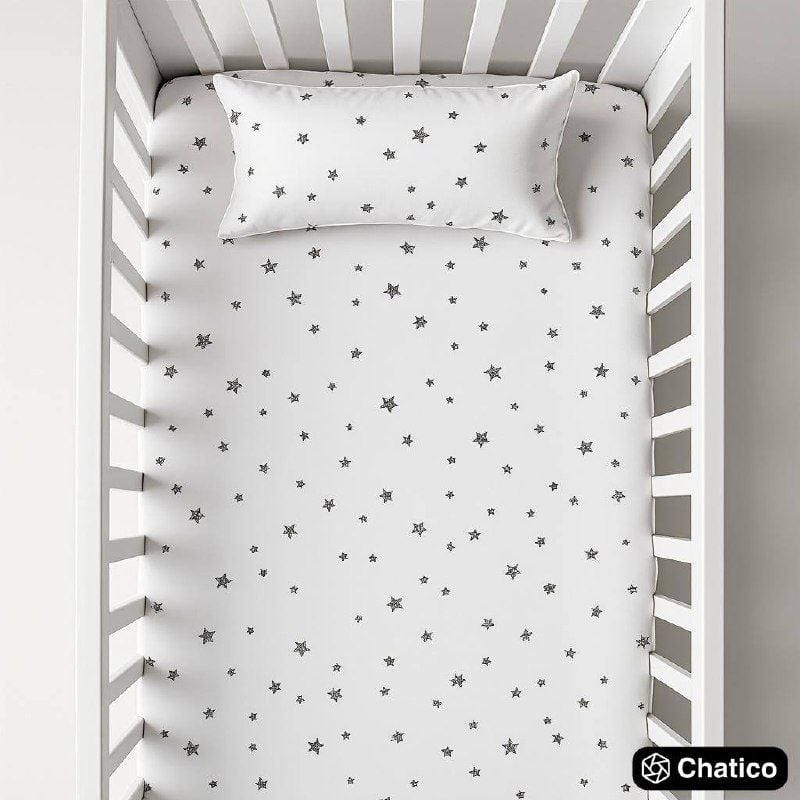 Постіль Зірочки білий 60*120(р)