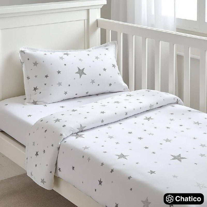 Постіль Зірочки білий 60*120(р)