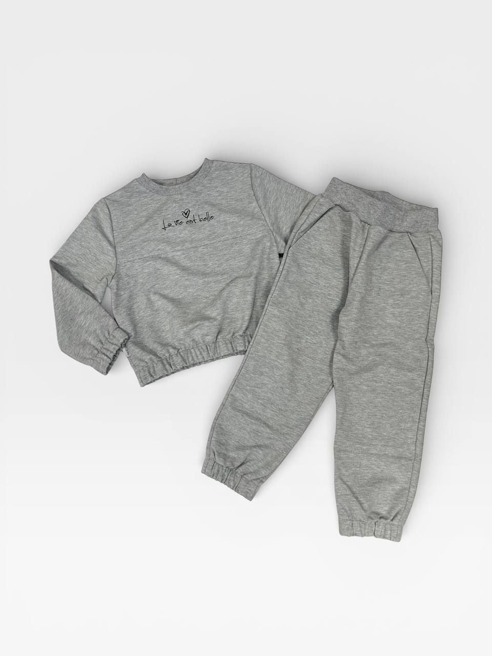 Костюм спортивний 555537 сірий 104(р)