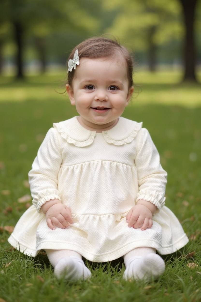 Немовля Сукня 14652 молочний 86(р)