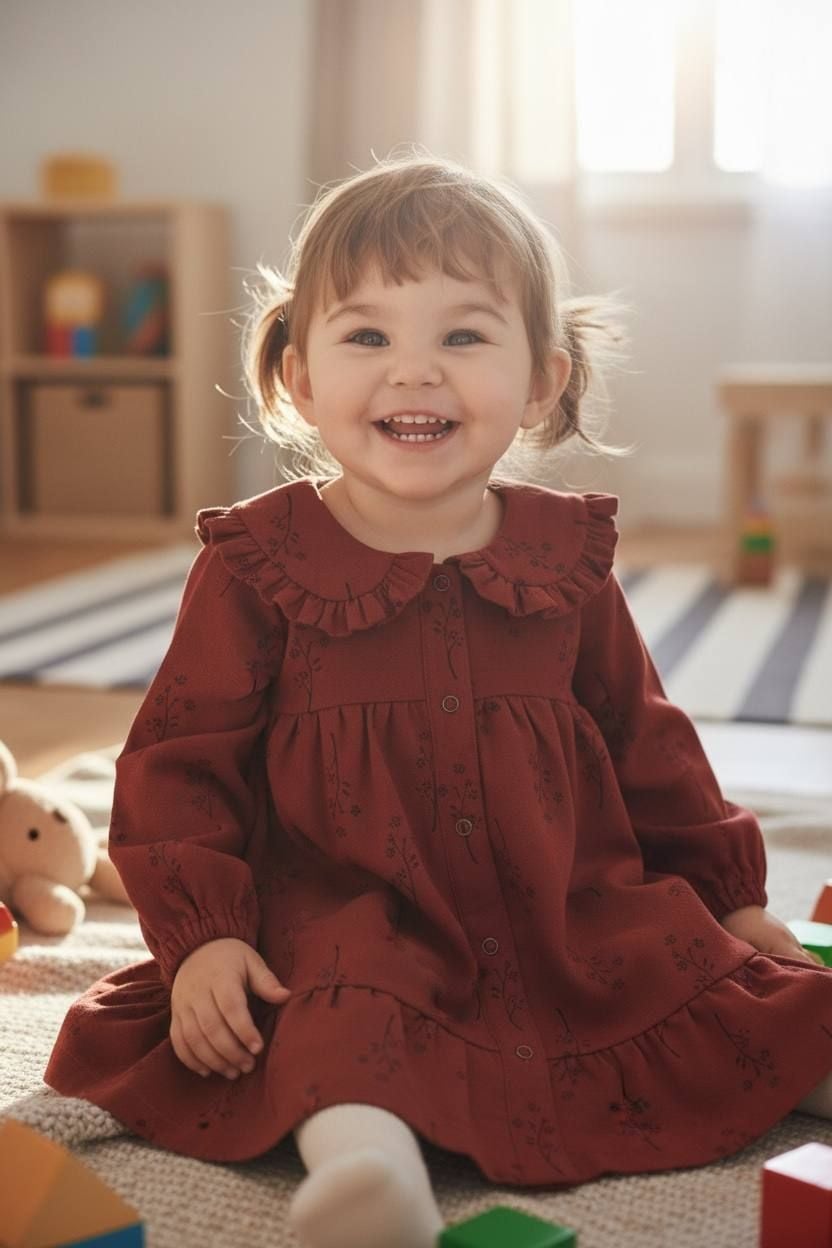 Немовля Сукня 16288 Бордовий 104(р)