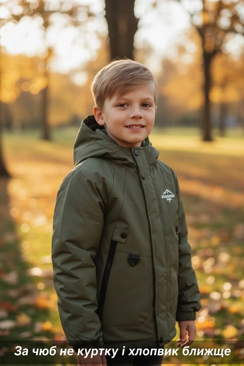 Верхній одяг куртка 8618 хакі 170(р)