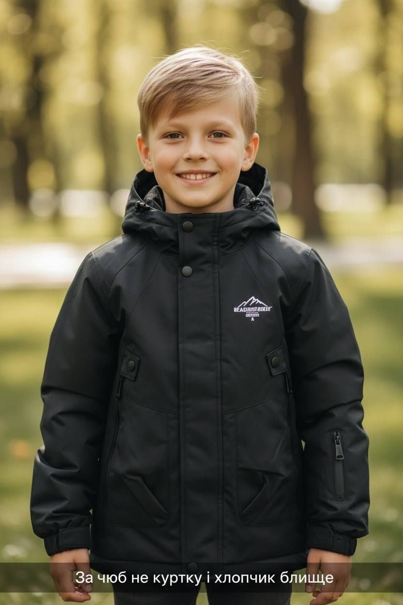 Верхній одяг куртка 8618 чорний 160(р)